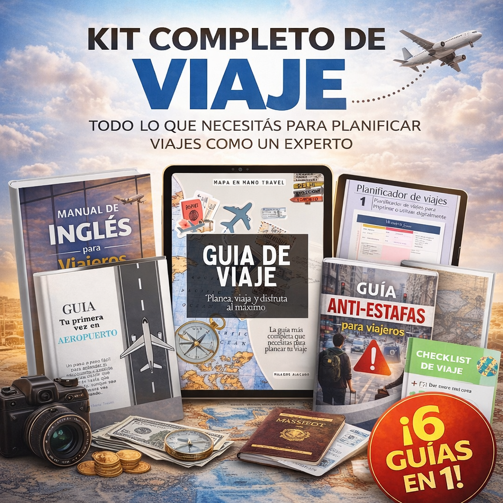 🎁 Kit Completo de Viaje + 6 Bonus